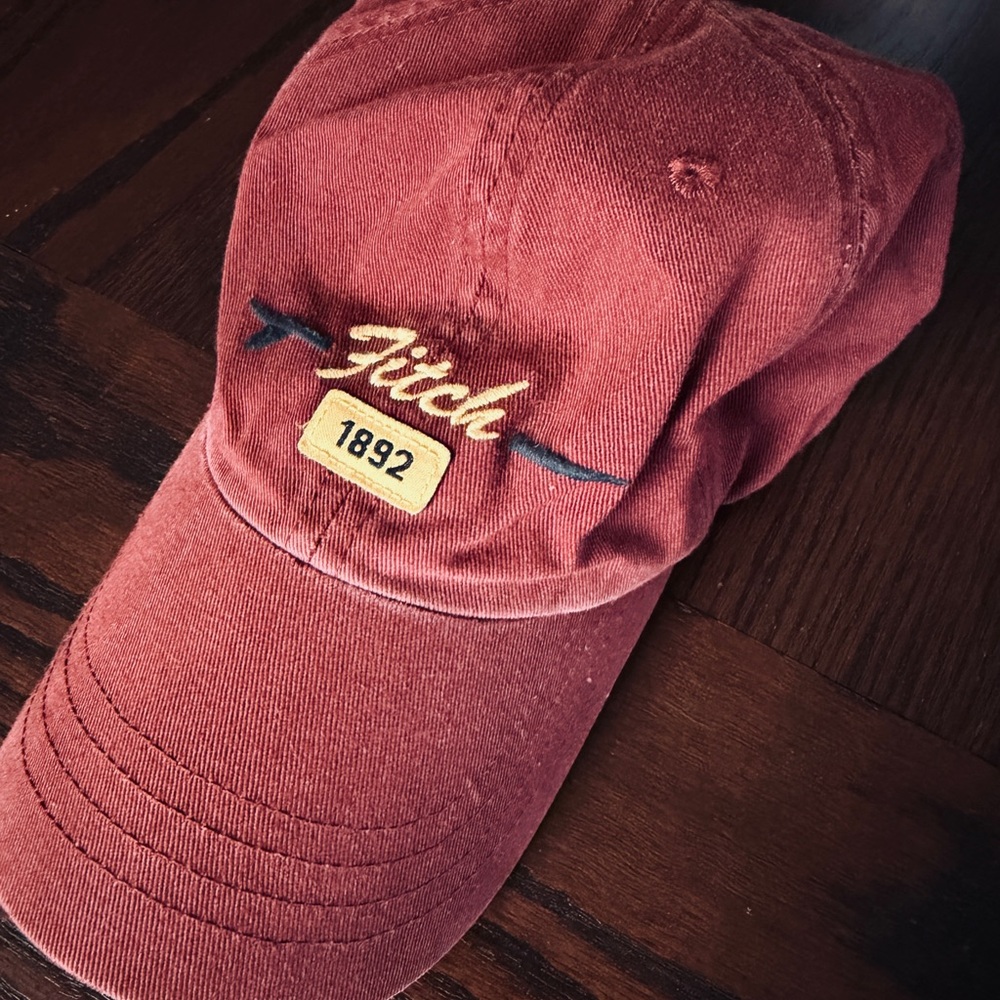 Abercrombie & Fitch Burgundy Cap